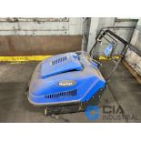 WINDSOR / QUADRA MODEL RADIUS RWB34 ELECTRIC WALK BEHIND SWEEPER; S/N 1000265397, 123 VOLT