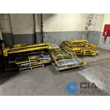 (LOT) YELLOW SAFETY FENCE AND DOOR
