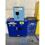 CORROSIVE LIQUID CABINETS INCLUDING 22, 12 AND 4 GALLON CABINETS