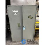 48" X 72" X 24" GLOBAL HEAVY DUTY STEEL 2-DOOR CABINET
