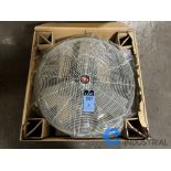 30" DAYTON NON-OSCILLATING WALL MOUNT FAN (NEW)