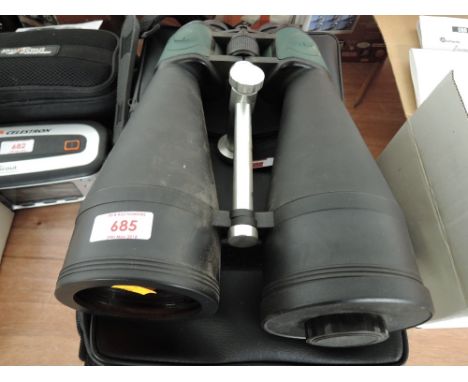 A pair of Inpro BC3 20x 80 sky watching binoculars with tripod adaptorCD - Good condition, Ooptics clear.