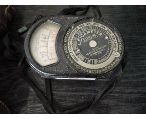 An E.Leitz inc. Leicameter light meter