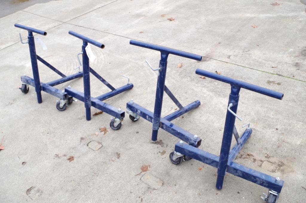 [4] Vertically Adjustable TStands on Casters (2Stands can be