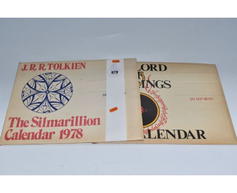TOLKIEN INTEREST:  two calendars comprising 'The Lord of The Rings' 1977 and J.R.R Tolkien- The Silmarillion calendar 1978, b