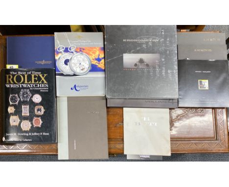 A collection of ten collectors edition watch books, including a signed edition of 'The Best of Time Rolex Wristwatches, an un