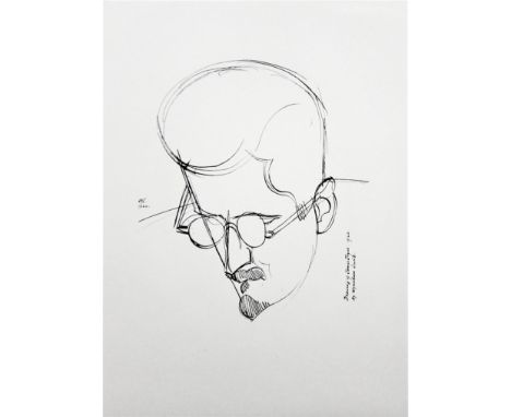 WYNDHAM LEWIS [1892-1957]. James Joyce, 1932. lithograph, edition of 200, 147/200; printed in 1932; signed in ink by the arti