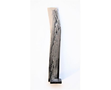 ANN CHRISTOPHER R.A. [1947 - ]. Line of Light, 2002. stainless steel; edition of 9; 2/9; signed AC. 22 cm high. Provenance: t