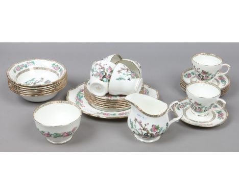 A Duchess bone china tea service decorated in the Indian Tree pattern, approximately 27 pieces.