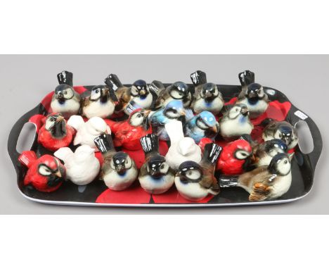 Twenty two Goebel models of birds.