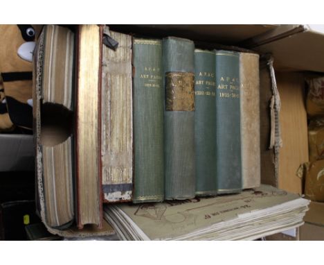 A BOX OF PHOTOGRAPHY ART PAGES