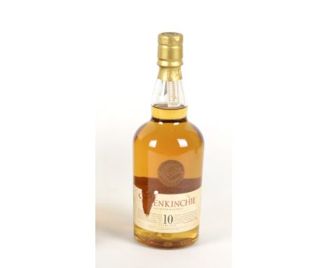 A bottle of Glenkinchie 10 years old Single Malt Scotch Whisky, 'The Edinburgh Malt', 700ml, sealed 