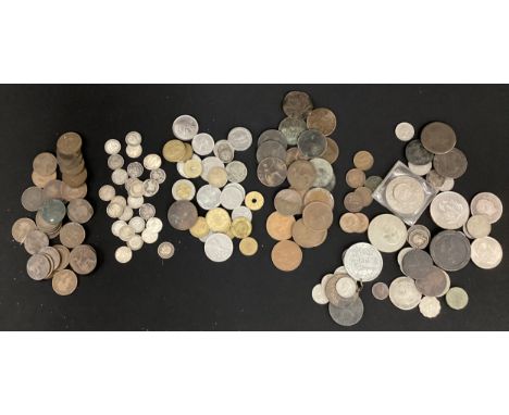 Numismatics - A George III Edinburgh half penny, 1790, St Andrew and the Cross;  East Indian House half penny 1792, a Parys M