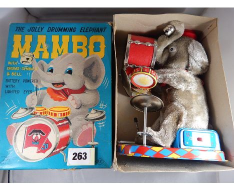 'MAMBO' BATTERY OPERATED AUTOMATON, MADE BY ALPS, JAPAN