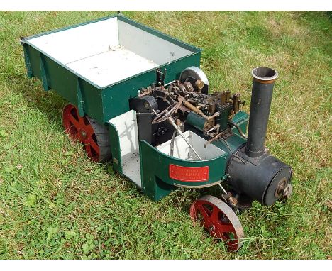 LIVE STEAM OPEN CAB STEAM LORRY. BOILER TICKET EXPIRED MUST BE TESTED BEFORE USE