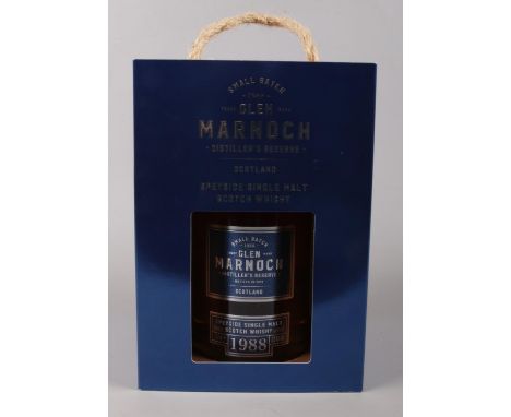 Glen Marnoch 1988, Speyside Single Malt Scotch Whisky. In original box.  