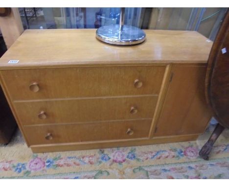 A 1960/70'S light coloured sideboard, COLLECT ONLY.