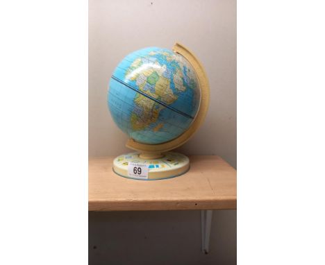 A Chad Valley vintage tin plate globe 