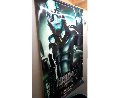 A large cinema poster 'Hell Boy and the golden army' a/f COLLECT ONLY