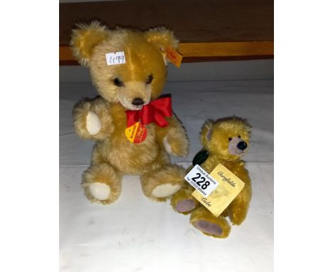 A Steiff bear and  1 other