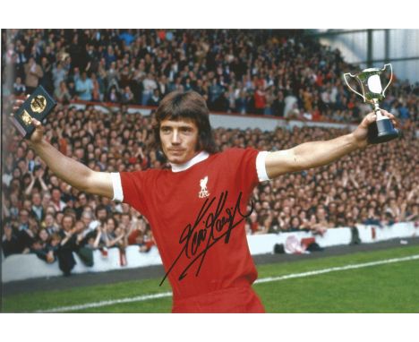 Football Kevin Keegan signed 12x8 colour photo pictured during his playing days with Liverpool. Good condition. All autograph