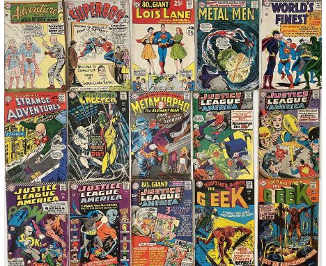 Approximately 45 Superman-DC National Comics. Titles include Superboy and the Legion of Super-Hereos, Lois Lane, Metal Men, S