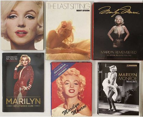 Good selection of books on Marilyn Monroe (14) to include a collectable 'Marilyn Remembered' box set.