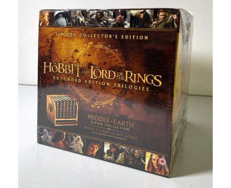 A sealed and unopened Lord of the Rings 'Collector's Edition' 30-disc DVD and blu-ray set.