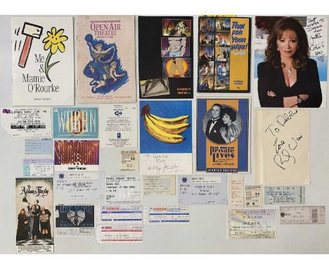 Interesting selection of mostly TV related memorabilia chiefly c 1980s. To inc: approx 38 assorted tickets to inc filming for