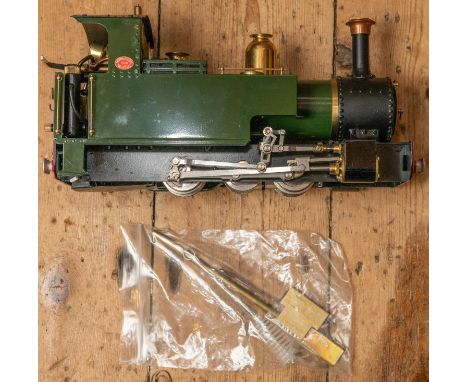 A 16mm scale 32mm gauge coal fired live steam 0-6-0T locomotive 'Annette' by Sabre Steam, Walsall. Dating from 2010 this is o