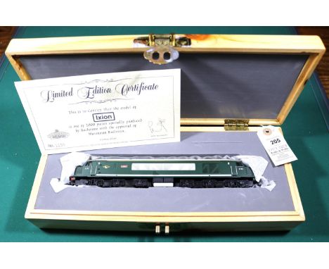 A Bachmann Branchline OO gauge BR Class 46 1Co-Co1 diesel locomotive, Ixion D172, in unlined Brunswick Green livery (31-080).
