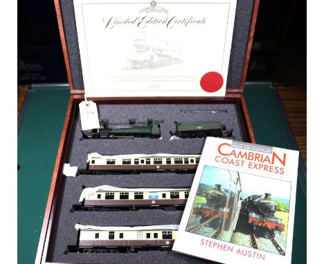 A Bachmann Branchline OO gauge Cambrian Coast Express GWR 2-train set. Comprising a BR 4-6-0 Manor Class, Odney Manor 7828. T