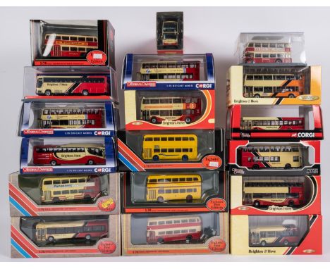 18 Corgi Omnibus, Creative Master and EFE buses and coaches. 16 are Brighton &amp; Hove examples. 7x OOC including 2x Wright 