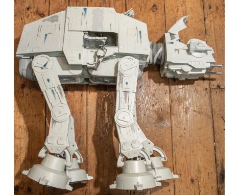 9x modern Star Wars vehicles by Hasbro etc. Including; an Imperial AT-AT, Cloud City car, TIE Fighter, Darth Vader's TIE Figh