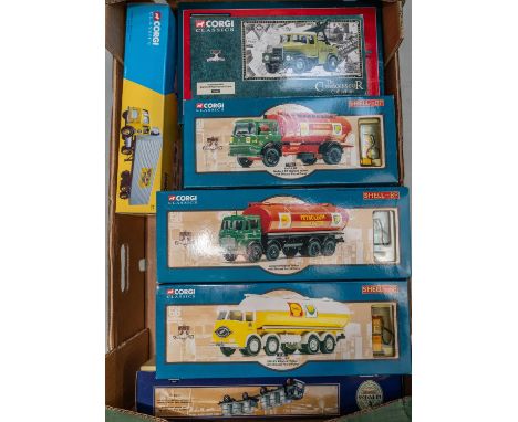 10 Corgi Classics. 2x Passage Of Time series- Leyland Octopus LAD Platform Lorry With Steel Bar Load &amp; Clock, T. Brady. P