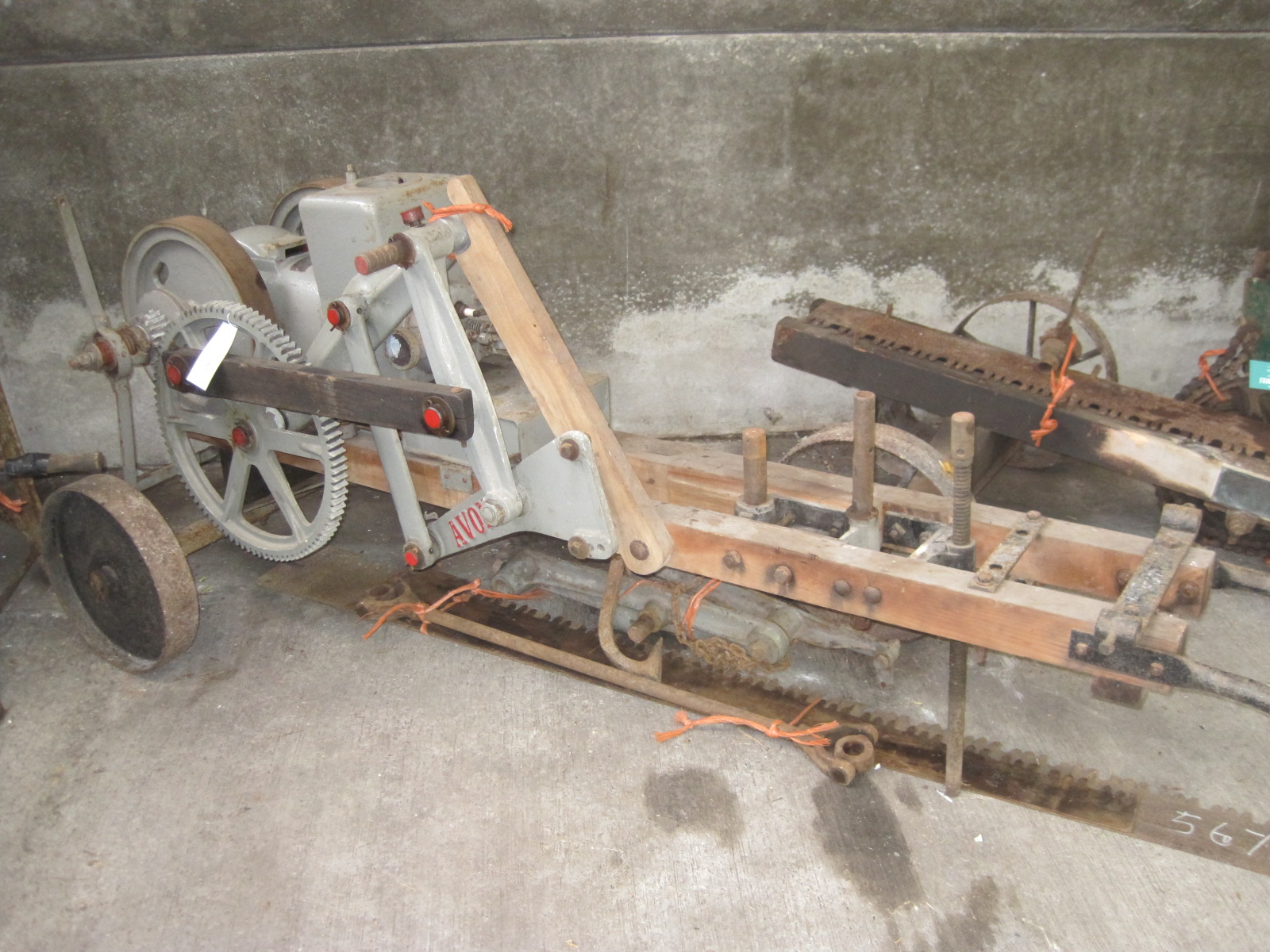 Avon Drag Saw with two blades, tree felling attachment and instruction
