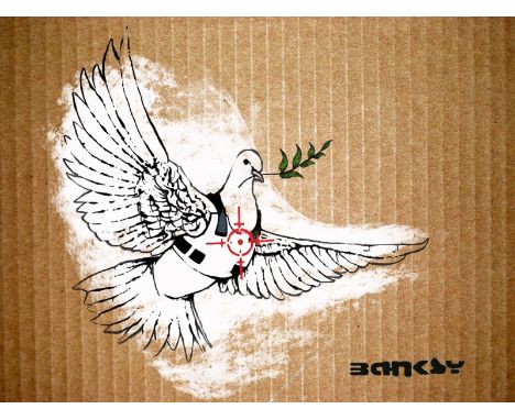 DISMALAND – BANKSY D’APRESPochoir sur carton Dismaland , signé et numéroté sur 50 exemplaires. Art gratuit de la peinture en 