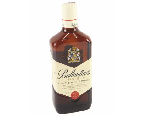 A bottle of Ballantines Fine Blended Scotch whisky.  Note: VAT is payable on the hammer price of this lot at 20%.