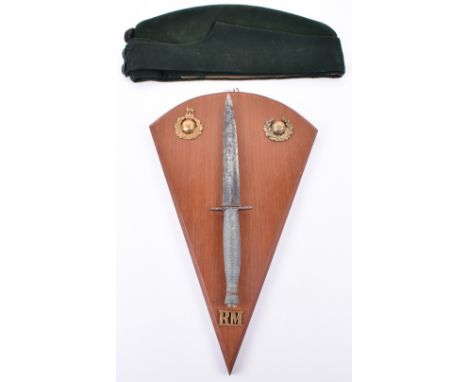 British Rifle Brigade Field Service Cap, fine example of the Rifles green field service cap with blackened regimental buttons