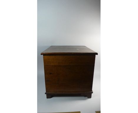 A 19th Century Box Commode (No Liner), 46cm Wide 
