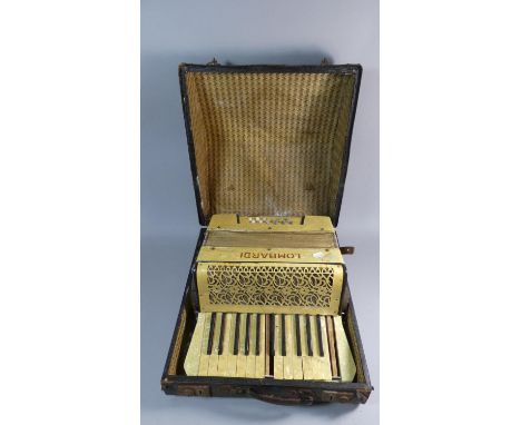 A German Made Lombard, Piano Accordion for Restoration 