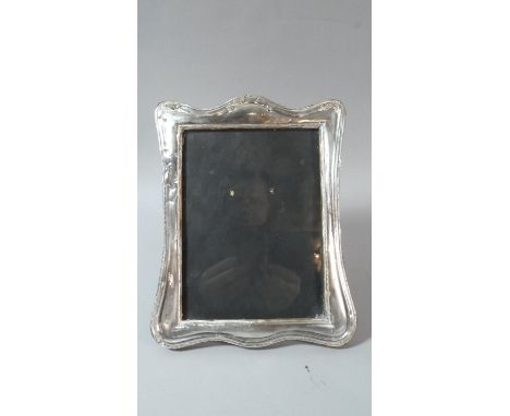 A Silver Easel Back Photo Frame, Birmingham 1942, 25cm x 17.5cm 
