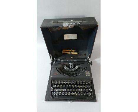 A Vintage Imperial Good Companion Portable Typewriter 