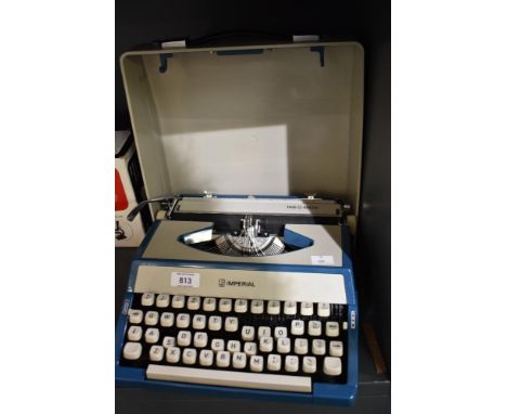 A vintage Litton Imperial portable typewriter