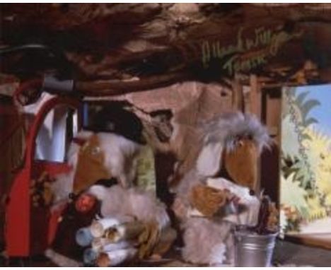 The Wombles 8x10 photo signed by Albert Wilkinson as Tomsk the Womble. Good condition.  