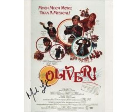 Oliver 8x10 Photo Signed By Mark Lester Who Played The Lead Role In The Classic British Musical Movie Oliver!. Good condition