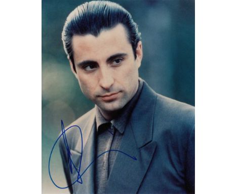 Andy Garcia signed 10 x 8 colour photo. Typically, suave portrait of the actor. Good condition.  