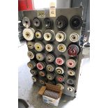 Rack with Misc Grinding Wheels