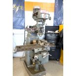 Powermill Kondia Model FV-1 Bridgeport Style Knee Mill, SN L-474