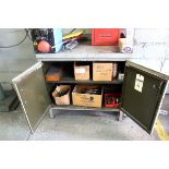 Cabinet with Grinder Parts